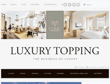 Tablet Screenshot of luxurytopping.com